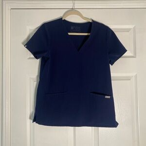 FIGS Casma Navy Blue Top